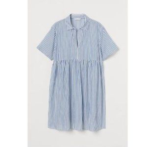 NWT - Maternity H&M Cotton Shirt Dress